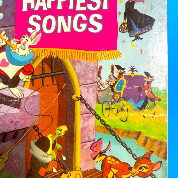 WALT DISNEY’S VTG 1967 HAPPIEST SONGS DISNEYLAND VINYL RECORD by GULF GA… - Picture 6 of 16